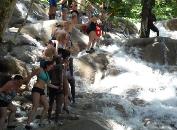 Dunn's River falls Falmouth Jamaica