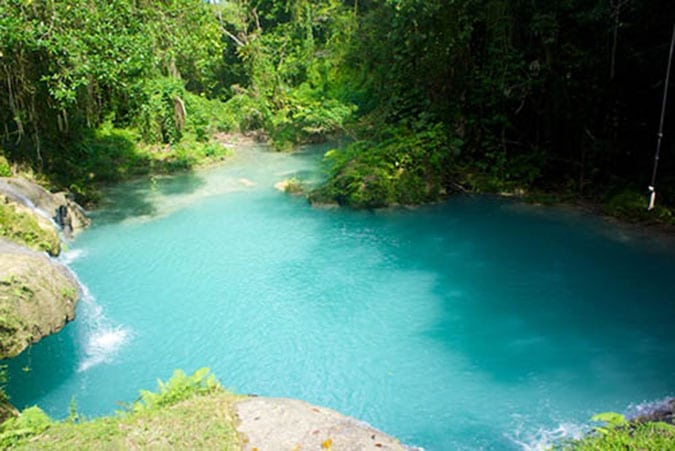 blue hole waterfalls Falmouth Jamaica