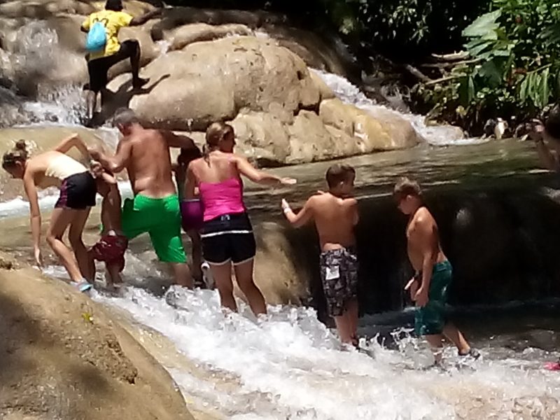 dunns river falls from Falmouth