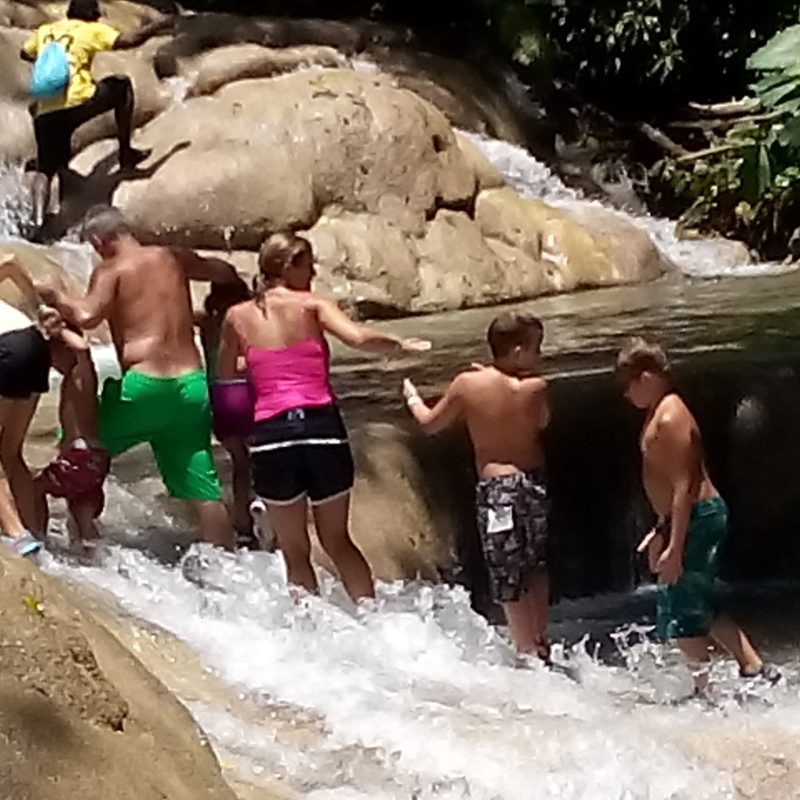 dunns river falls from Falmouth