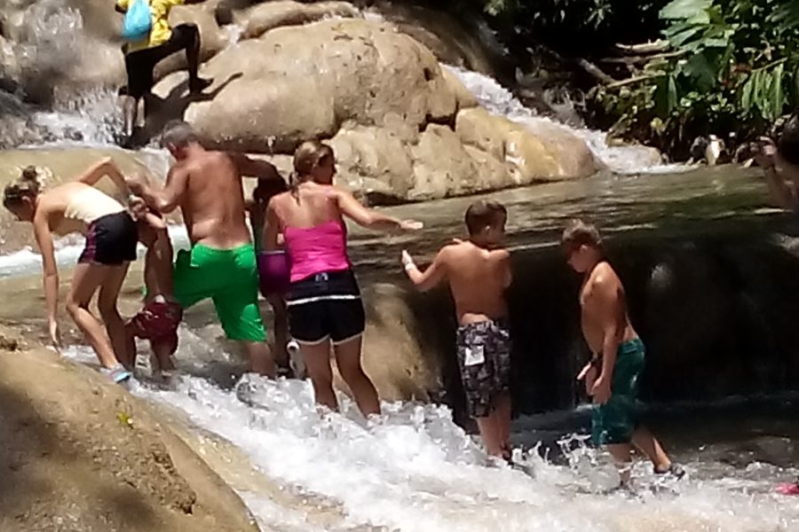 dunns river falls from Falmouth