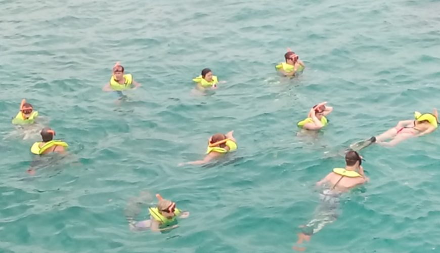 yacht snorkeling activity Cozumel