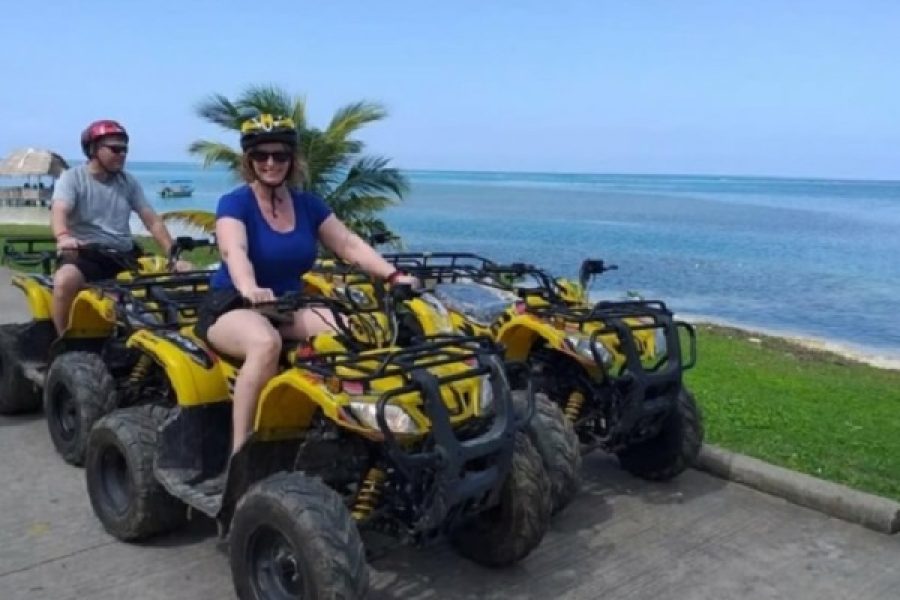 Atv ride sightseeing Roatan cruise