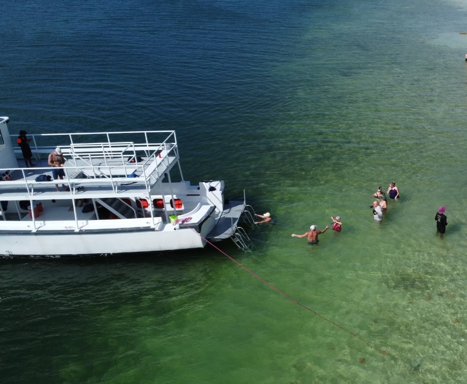 Coral Gardens private boat, Barrier Reef boat charter, Grand Cayman party boat rental, Grand Cayman event boat charter